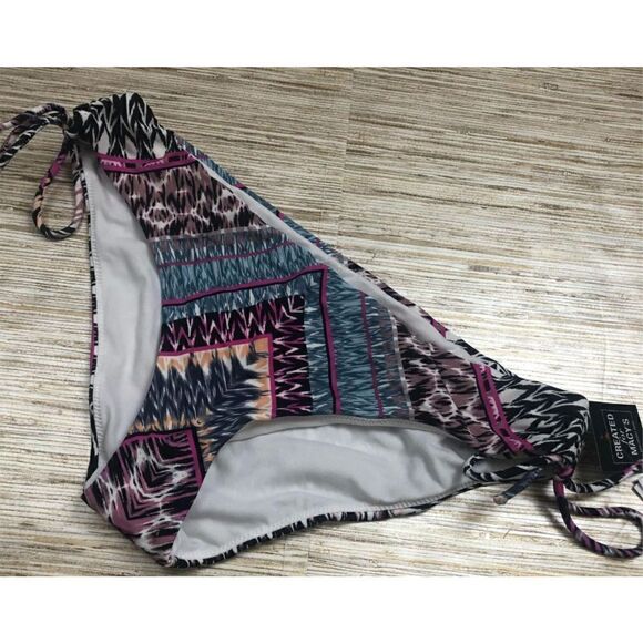 1937 Raisins Sweet Side Pant Swim Bottom BLACK MULTI sz L new - Picture 1 of 1